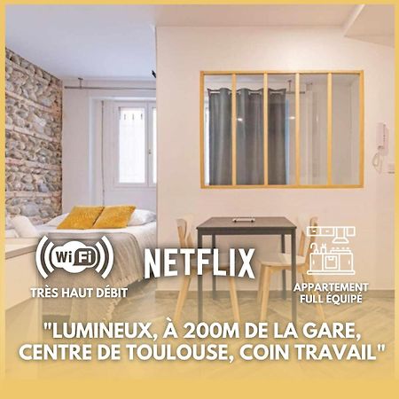 Grand Studio Avec Espace De Travail Toulouse Kültér fotó