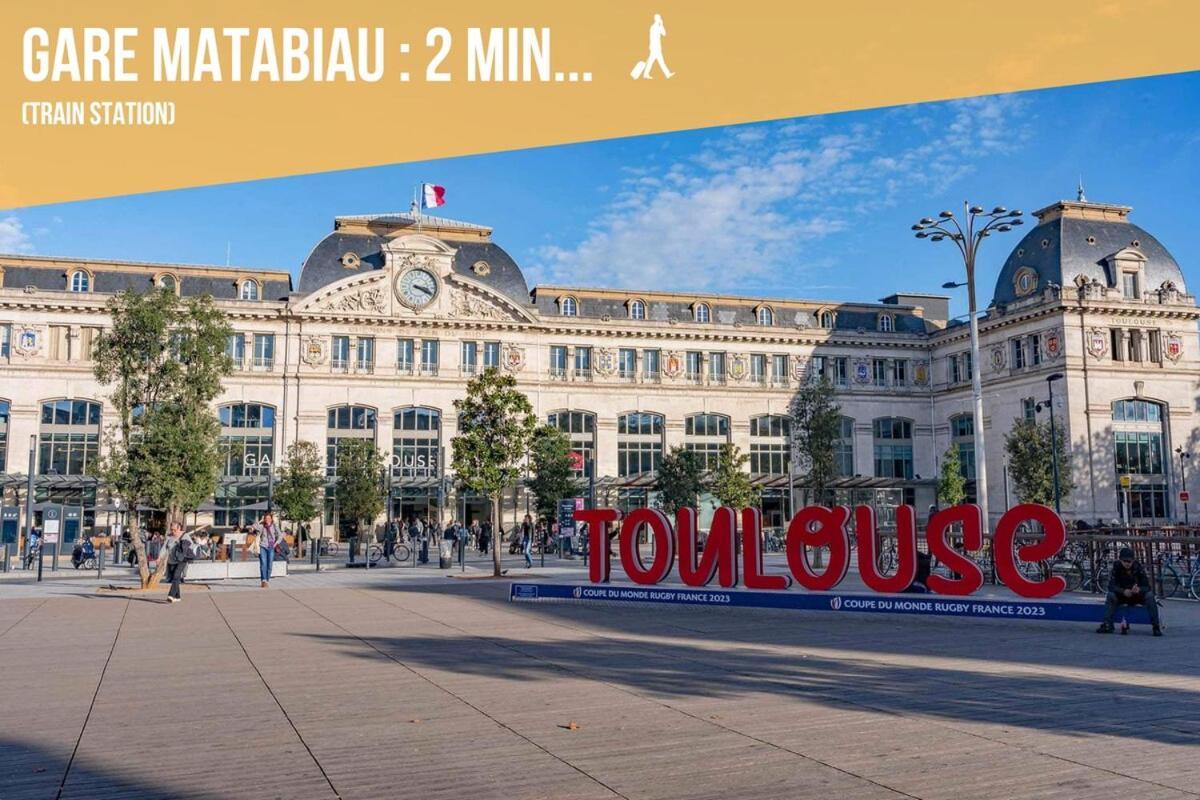 Grand Studio Avec Espace De Travail Toulouse Kültér fotó